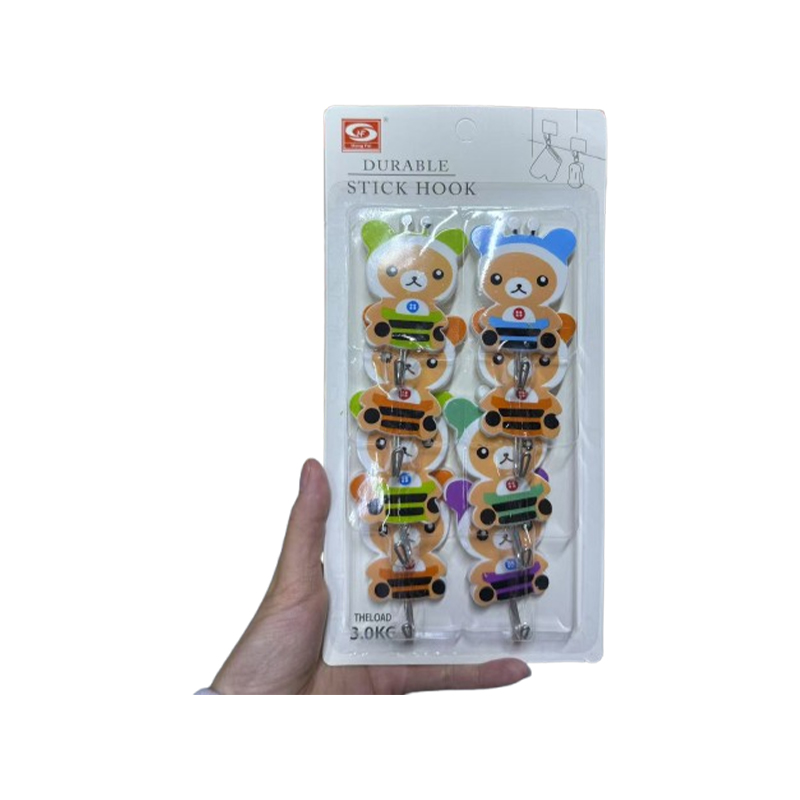 Adhesive Hooks Heavy Duty Sticky Multi Hooks for Hanging