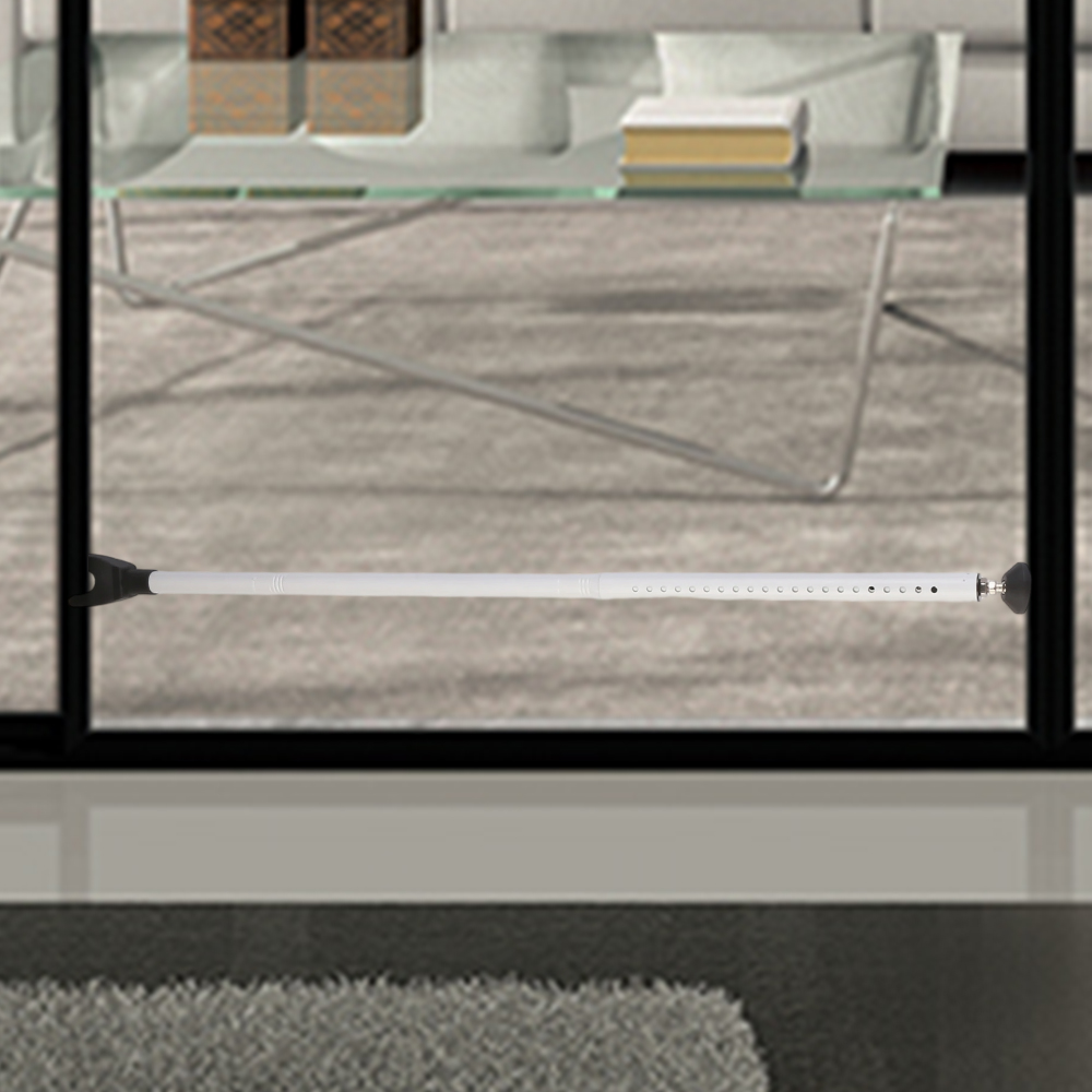 Adjustable Door Handle Home Security Bar Rod Brace Jammer Safety Lock Stopper