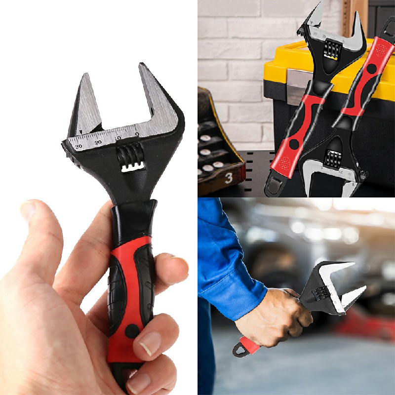 Adjustable Extra Wide Jaw Wrench Spanner 6 inch 0-30MM Opening