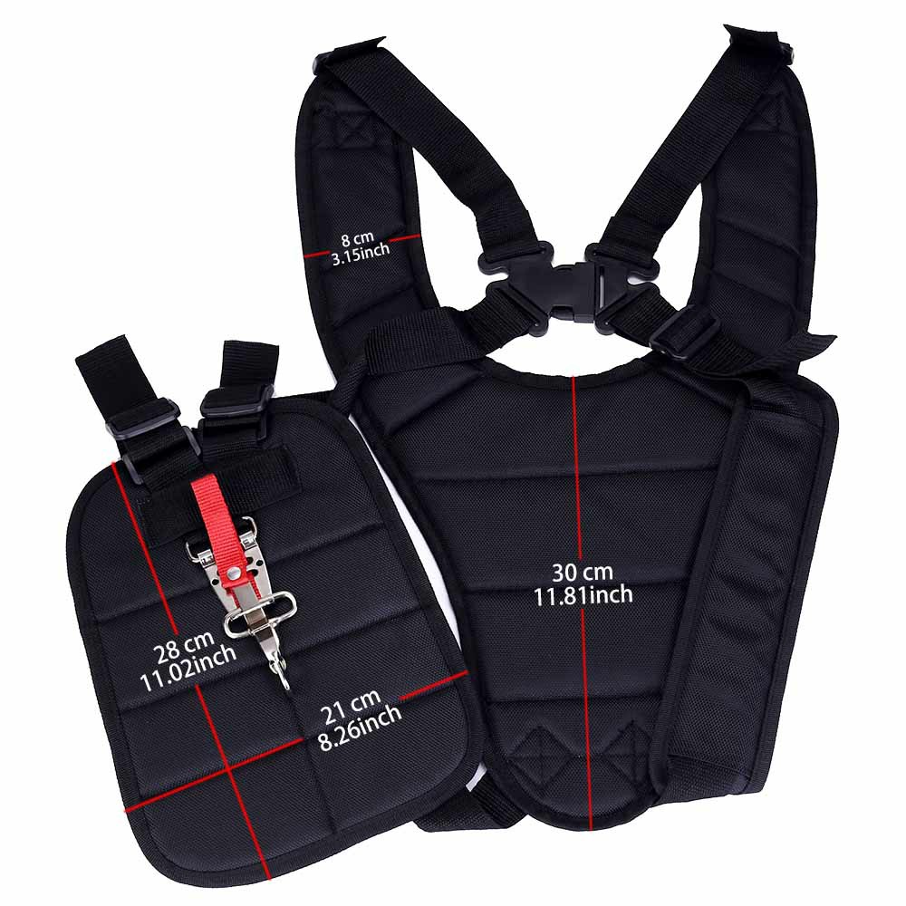 Adjustable Padded Shoulder Harness Strap Garden Cropper Grass Cutter Trimmer Strimmer Strap