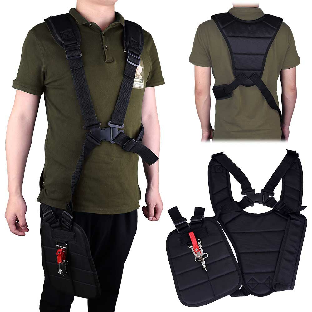 Adjustable Padded Shoulder Harness Strap Garden Cropper Grass Cutter Trimmer Strimmer Strap