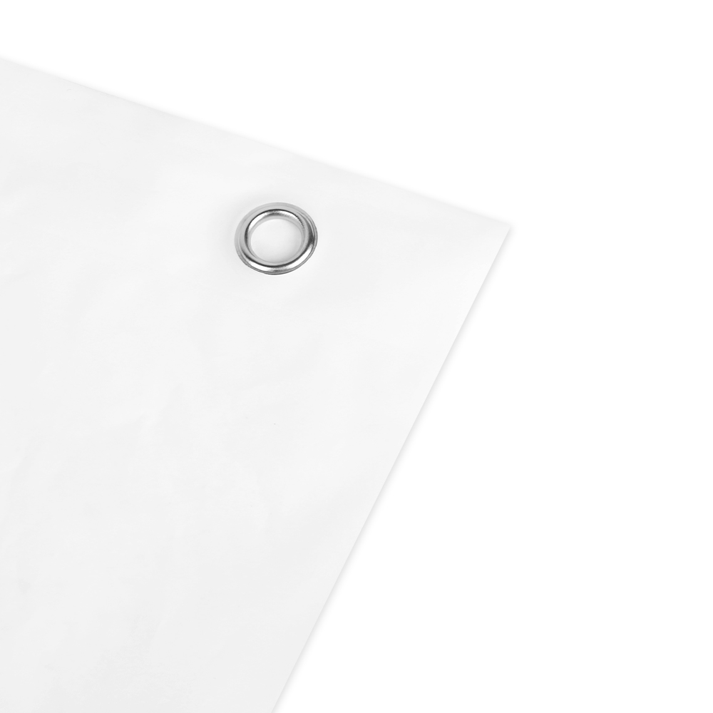 71x71 Inch Bathroom Shower Curtain With 12 Hooks Mould Proof Mildew Resistant Shower Curtain 1.8 m x 1.8m White