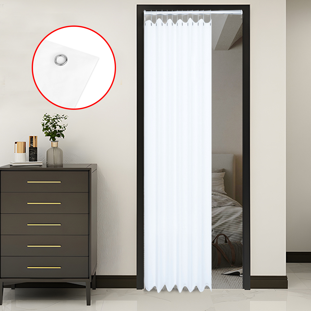 71x71 Inch Bathroom Shower Curtain With 12 Hooks Mould Proof Mildew Resistant Shower Curtain 1.8 m x 1.8m White