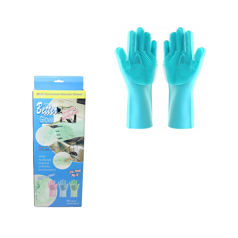 Better Glove Cleaning Washing Up Glove with Silicone Brush Bristles 32 cm