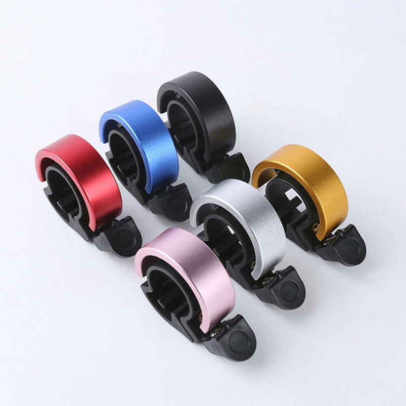 Bicycle Bell Aluminum Alloy Bike Alarm Handlebar Cycling Ring Loud - Gold