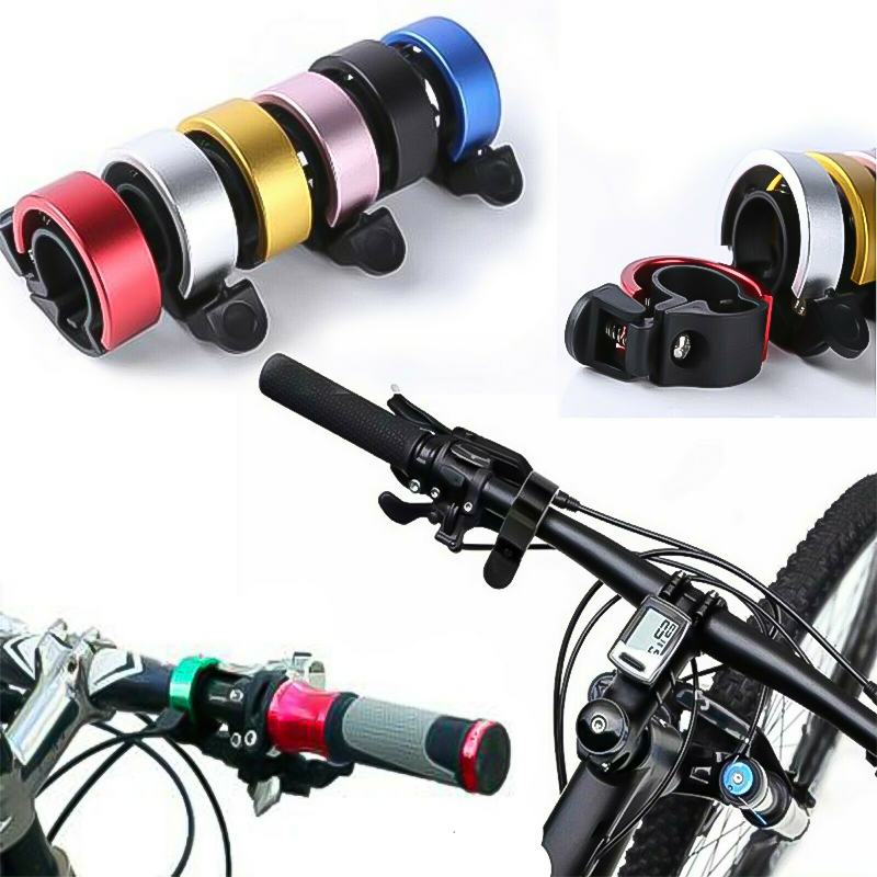 Bicycle Bell Aluminum Alloy Bike Alarm Handlebar Cycling Ring Loud - Green