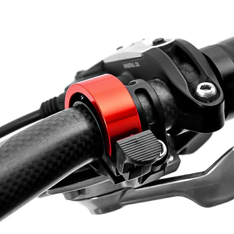 Bicycle Bell Aluminum Alloy Bike Alarm Handlebar Cycling Ring Loud - Red