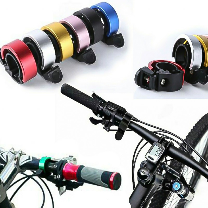 Bicycle Bell Aluminum Alloy Bike Alarm Handlebar Cycling Ring Loud - Red