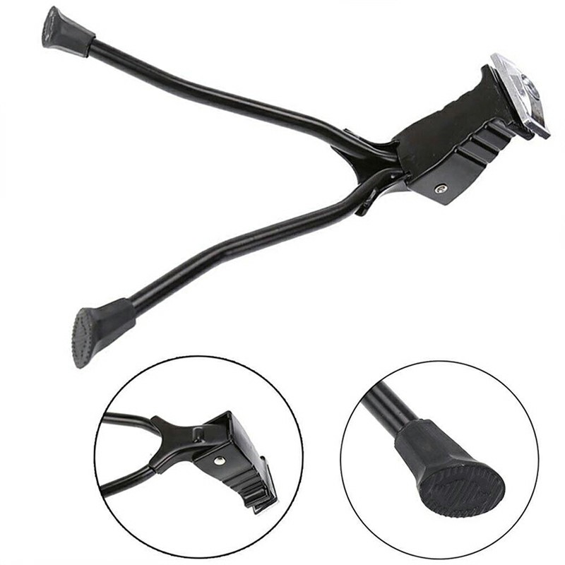 Bicycle Double Leg Stand Kickstand Parking Rack MTB Bike Sidekick Support Part