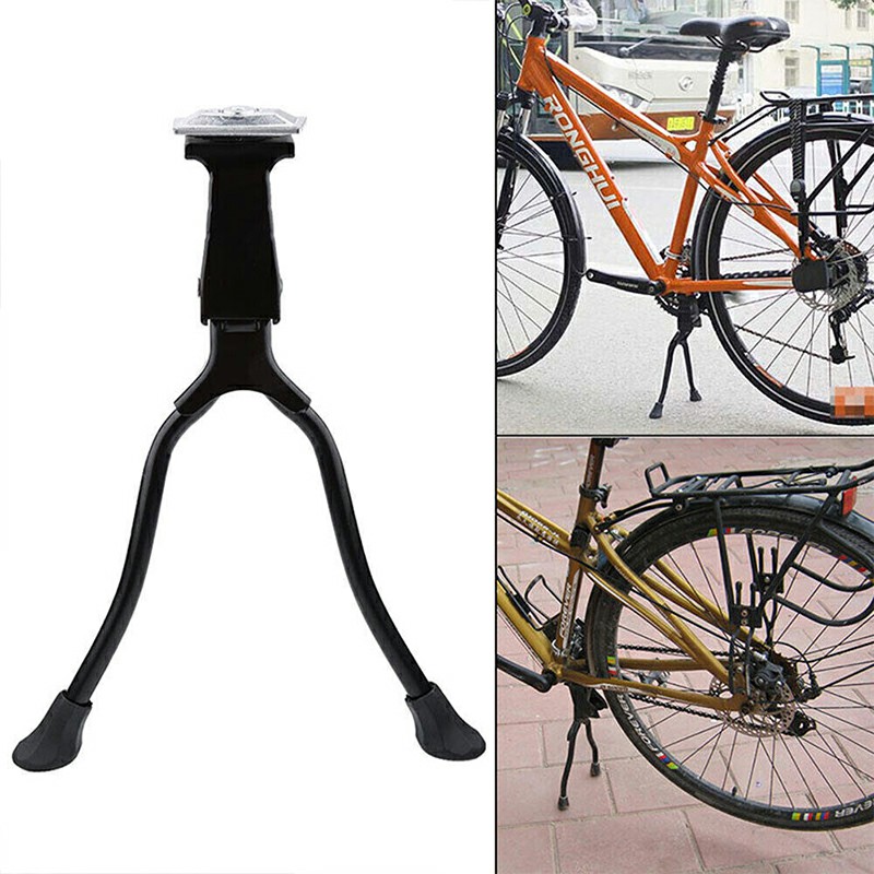 Bicycle Double Leg Stand Kickstand Parking Rack MTB Bike Sidekick Support Part