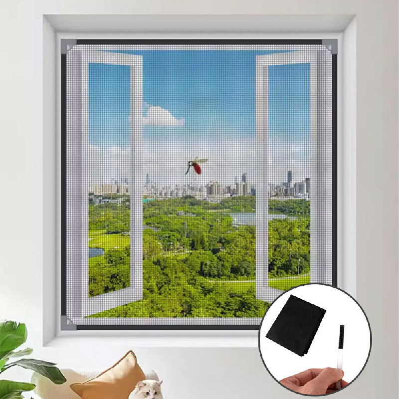 Black Window Screen Mesh Net Bug Mosquito Fly Insect Moth Door Netting