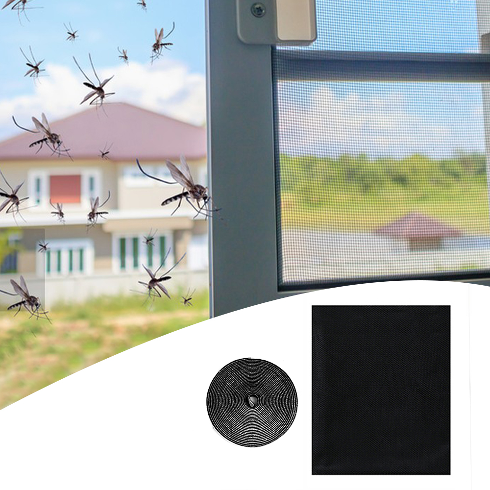 Black Window Screen Mesh Net Bug Mosquito Fly Insect Moth Door Netting