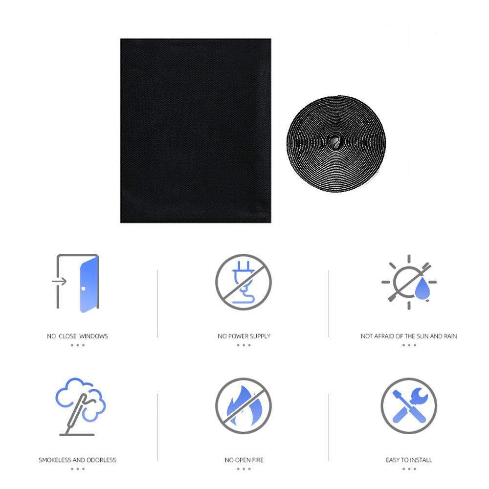 Black Window Screen Mesh Net Bug Mosquito Fly Insect Moth Door Netting