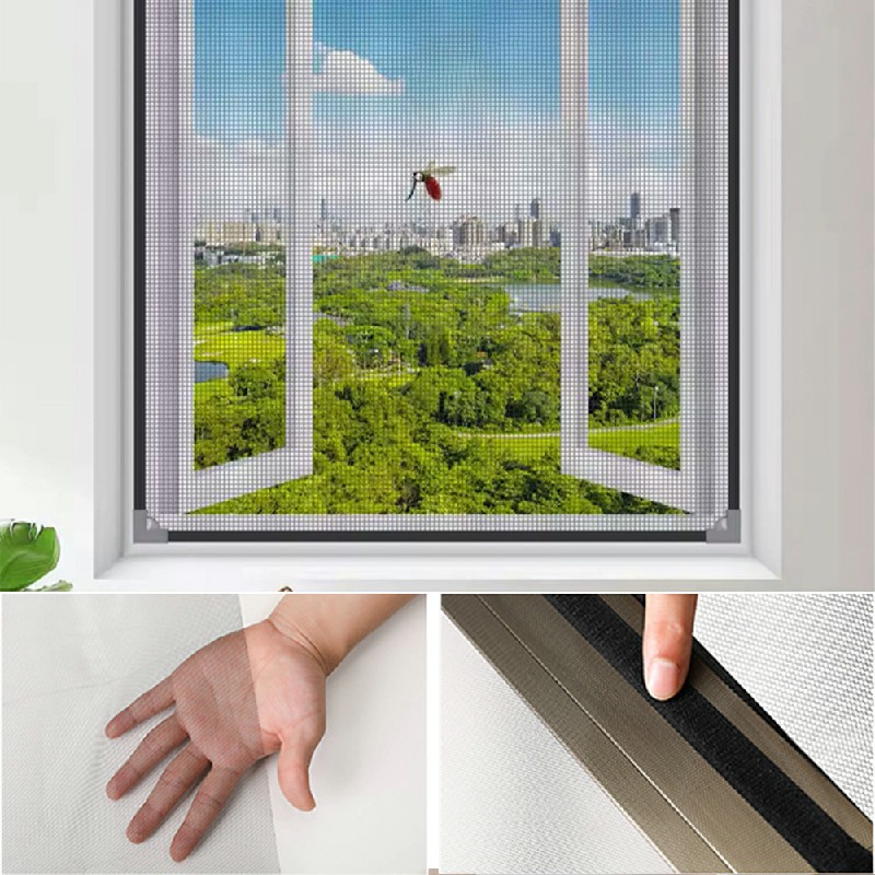 Black Window Screen Mesh Net Bug Mosquito Fly Insect Moth Door Netting