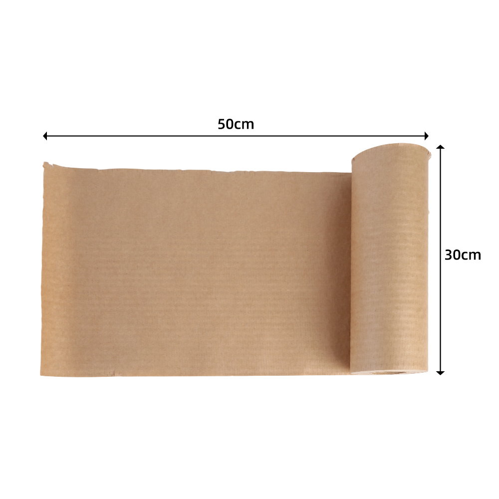 50m Brown Honeycomb Packing Paper Roll for Moving Shipping Packaging Materials Width 30cm
