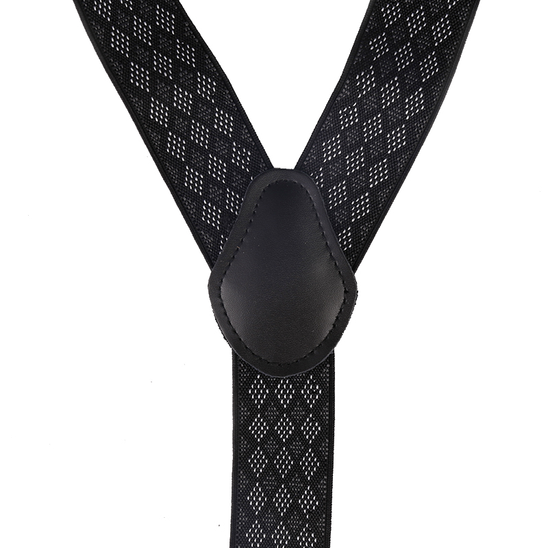 Business Men Adult Suspenders Clip Refined Non-slip Shoulder Straps - Prismatic