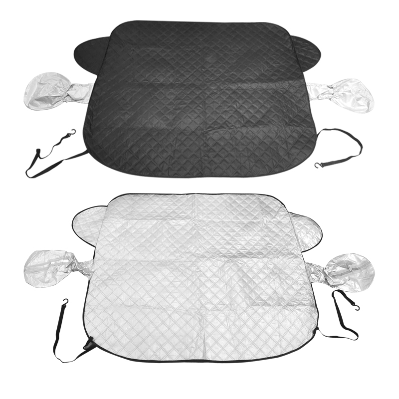 Car Windshield Snow Cover Winter Windscreen Covers Windproof Frost and Ice Removal for SUV Truck Sedan Van 65" x 49.6"