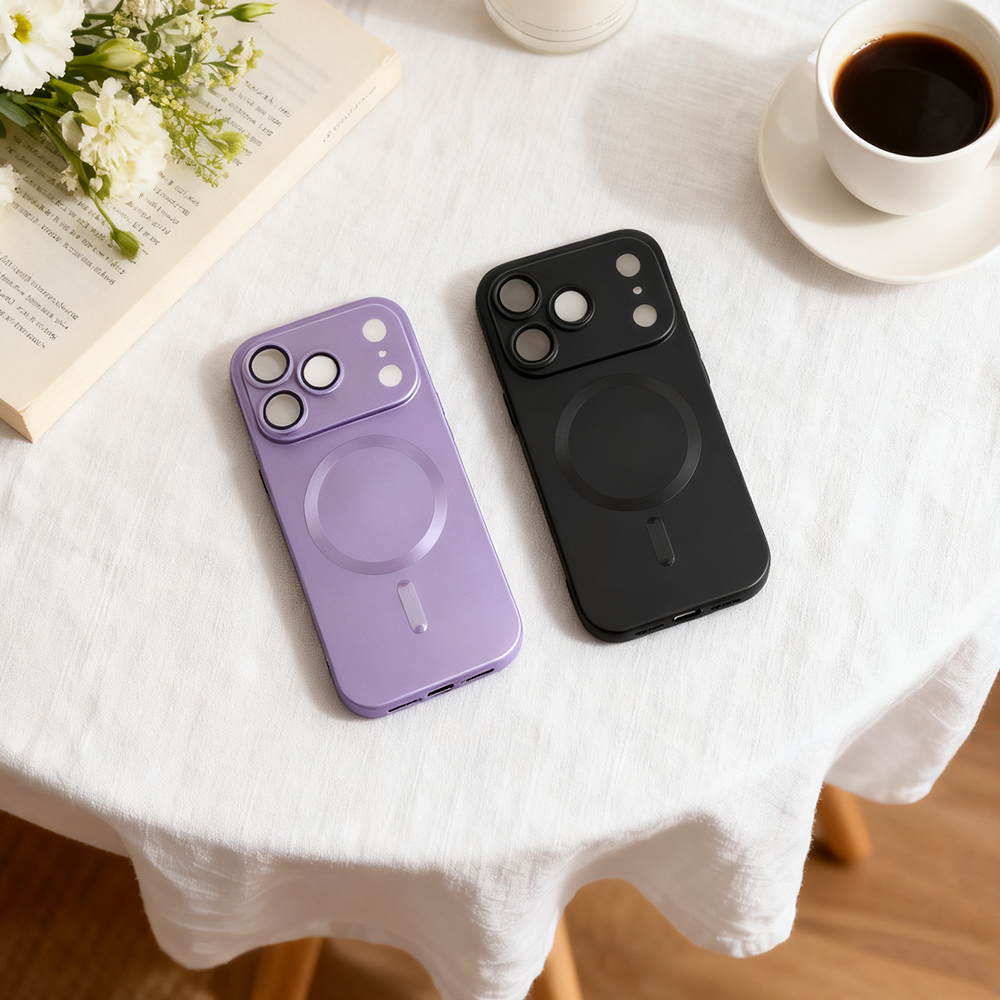 Case For Apple iPhone 17 Pro Max Shockproof Magnetic Silicone-Purple