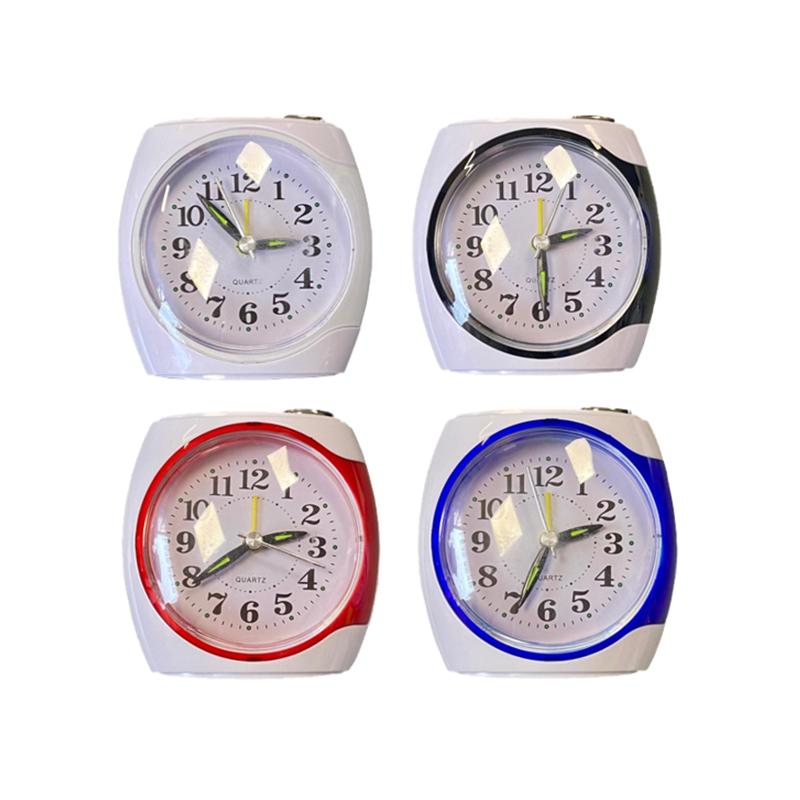 Classic Analogue Alarm Clock Small Retro Simple Alarm Clock for Bedrooms Table Bedside Desk Travel Random Colours