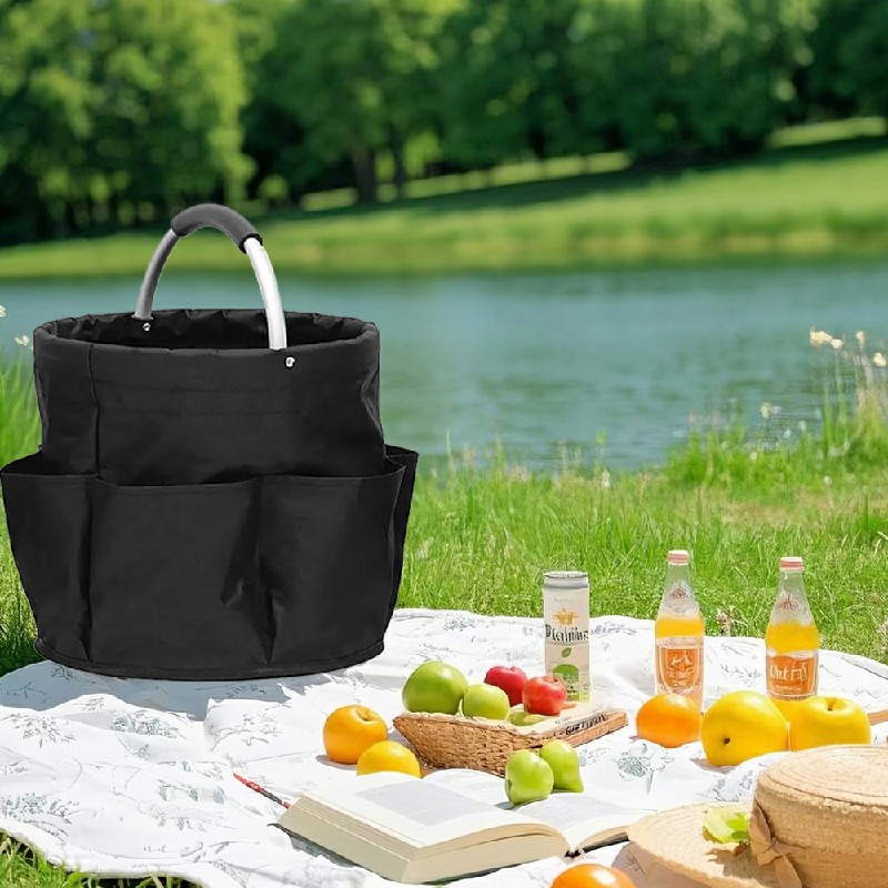 Cleaning Basket with Handle Multifunctional Garden Tools Bag Cleaning Caddy