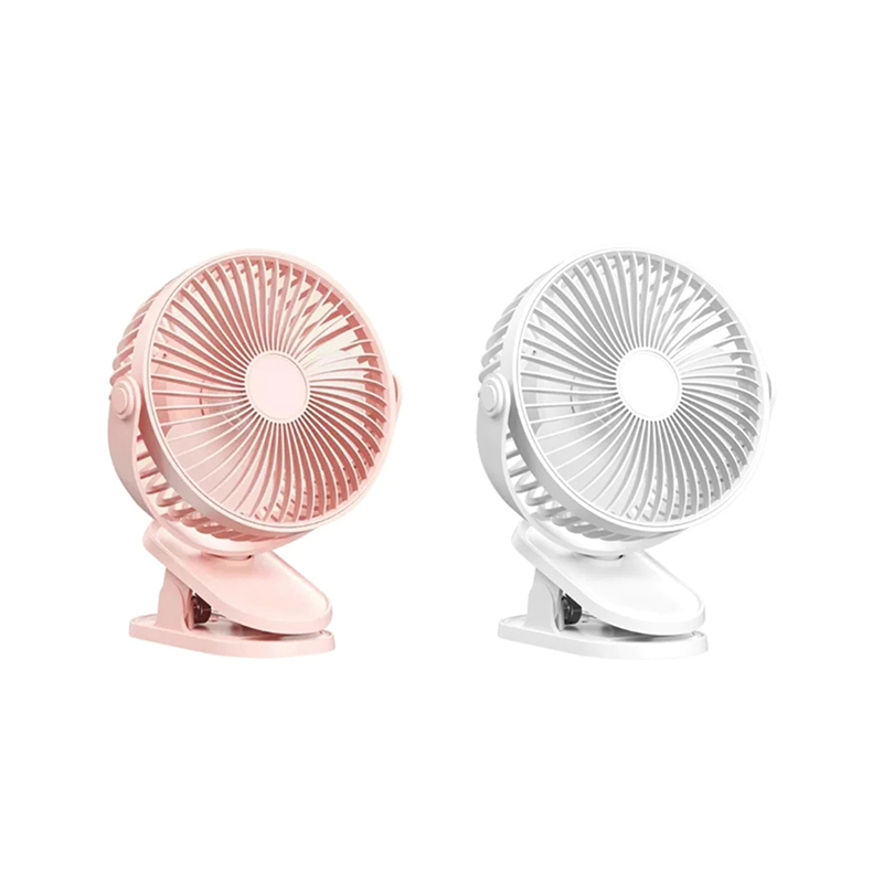 Clip on Fan Small Fan with Strong Airflow Desk Fan USB Plug in with Sturdy Clamp for Office Dorm - Random Colour