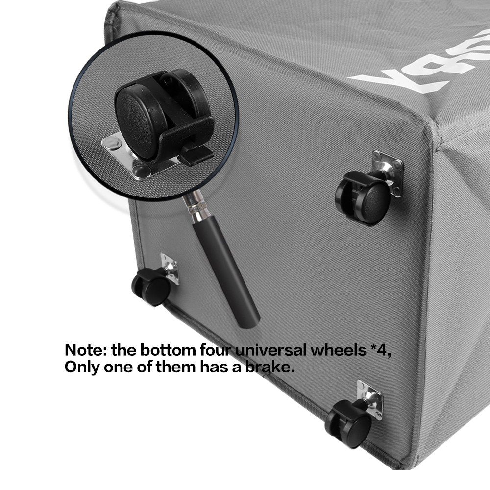 Collapsible Laundry Basket on Wheels Washing Clothes Bin Slim Rolling Hamper - Grey