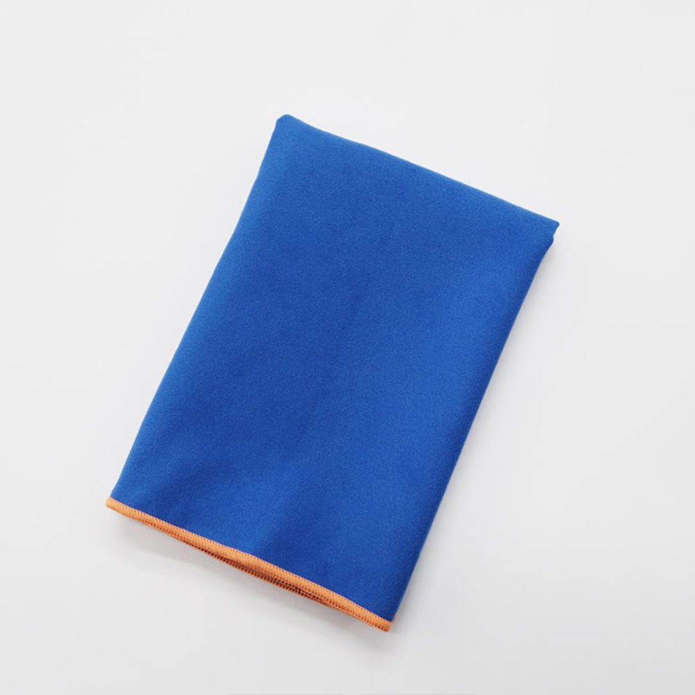 Compact Fast Drying Microfibre Beach Towel for Travel Camping Swimming 80*180cm - Blue