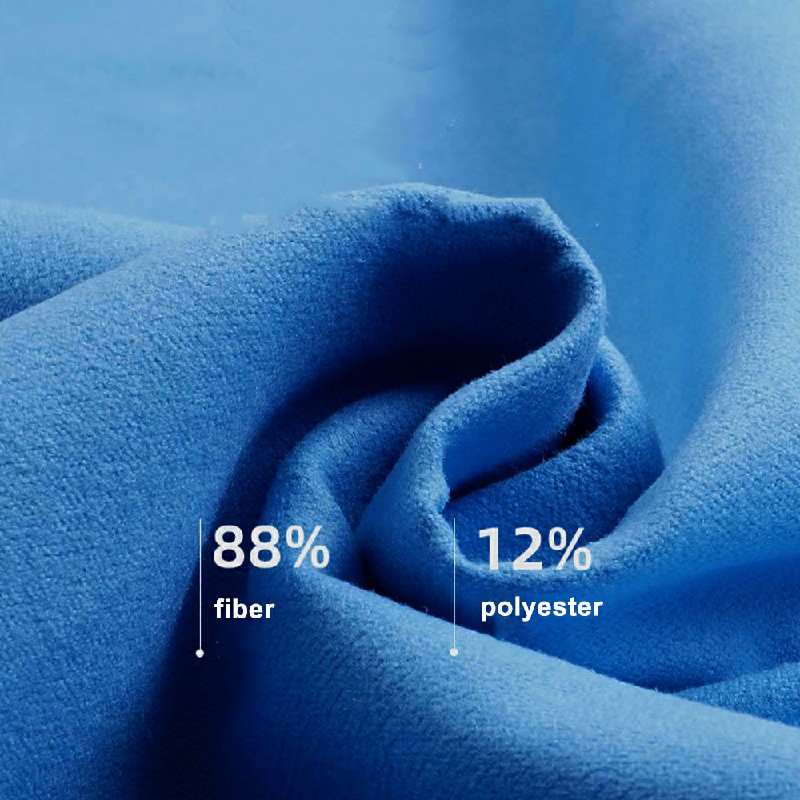 Compact Fast Drying Microfibre Beach Towel for Travel Camping Swimming 80*180cm - Grey