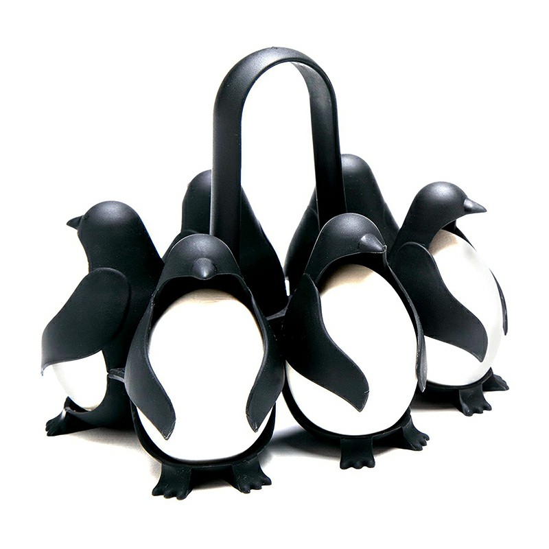 Cook Store and Serve Egg Holder Penguin-Shaped Boiled Egg Cooker
