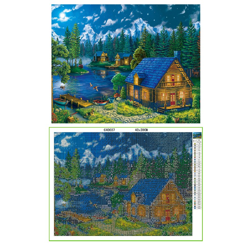 Diamond Painting Photo Custom Private Personal Custom Wedding Parents Gift - Spring Forest