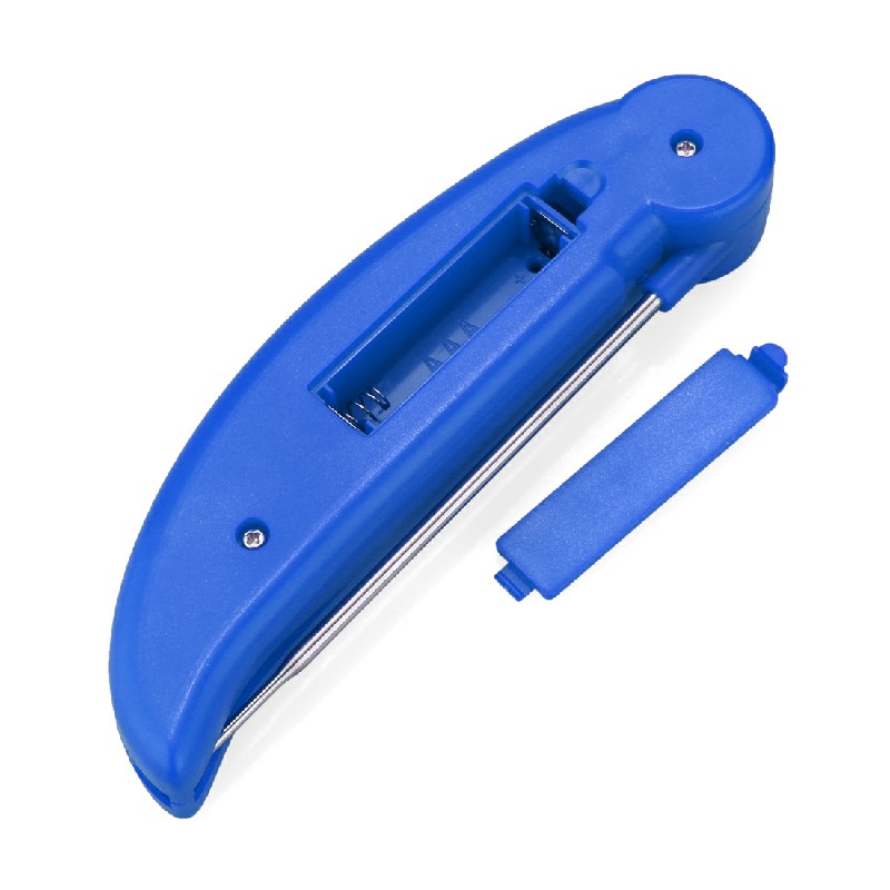 Digital Food Thermometer Probe for BBQ Meat Turkey Jam - Blue