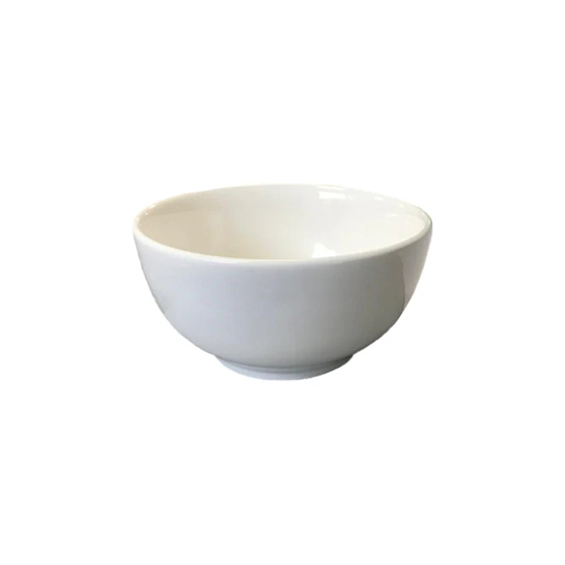 Dining Rice Bowl Plain White for Salad Rice Pasta Breakfast Dessert 11 x 5.5 cm