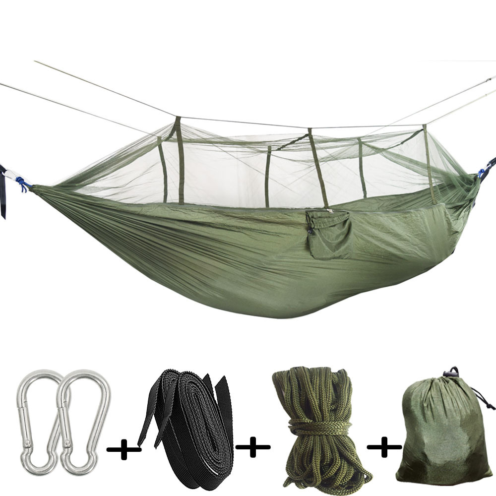 Double Person Camping Hammock with Mosquito Net