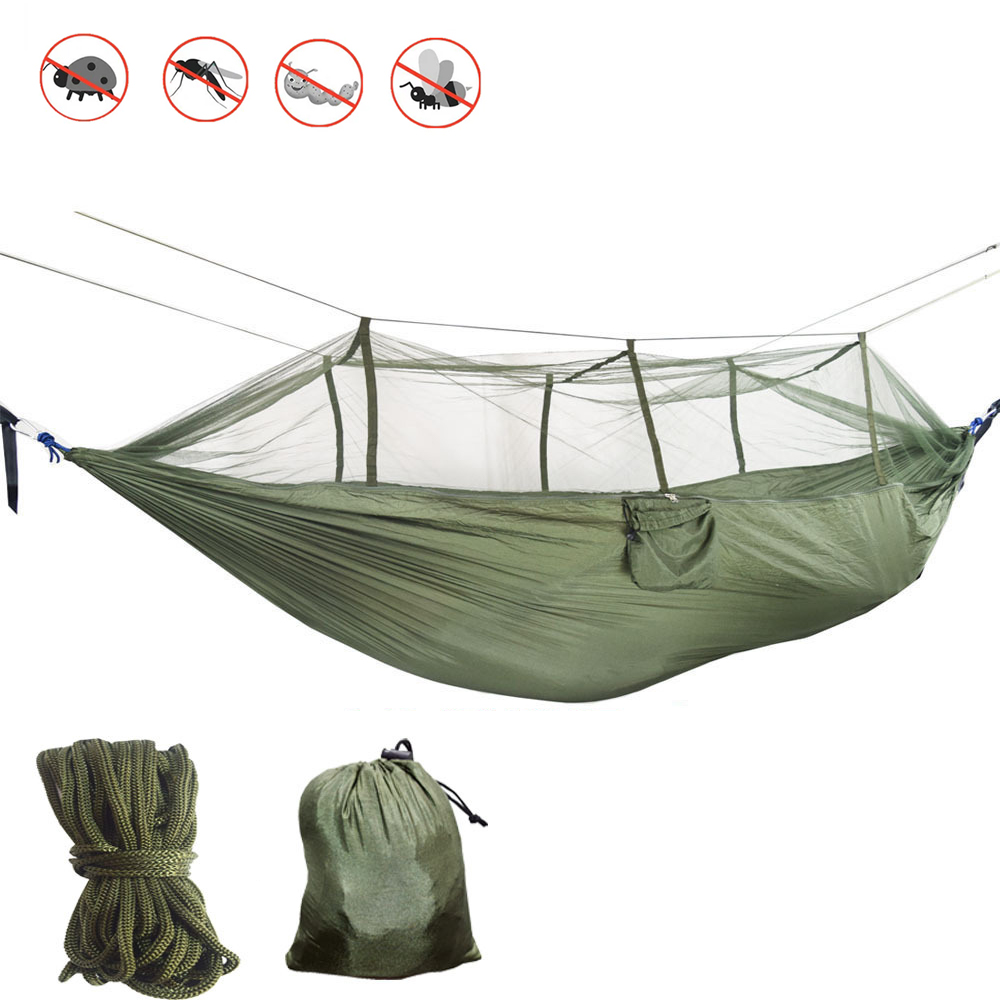 Double Person Camping Hammock with Mosquito Net
