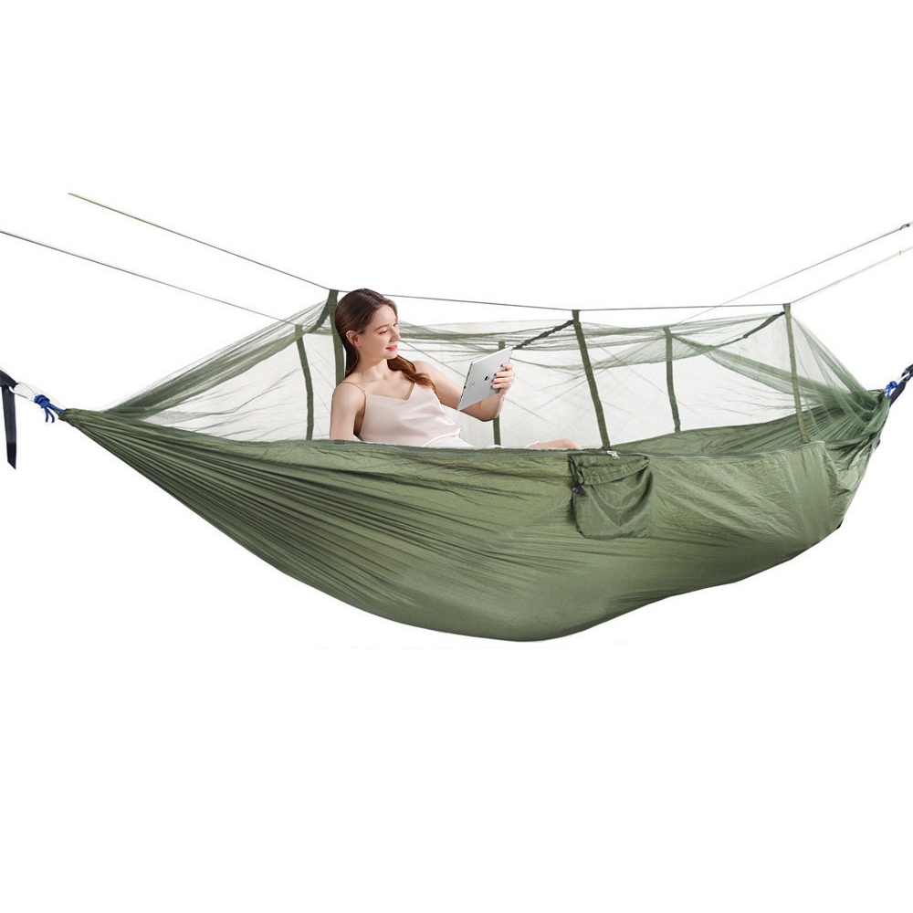 Double Person Camping Hammock with Mosquito Net