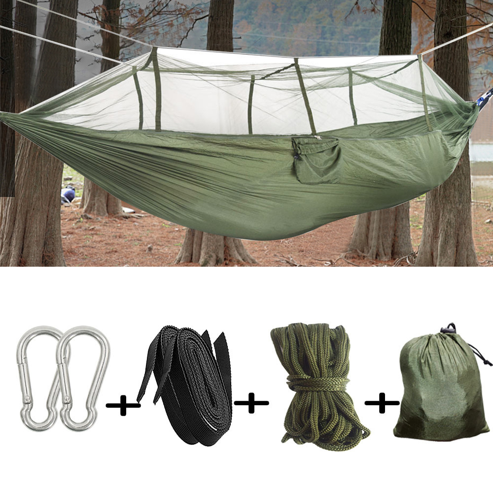 Double Person Camping Hammock with Mosquito Net
