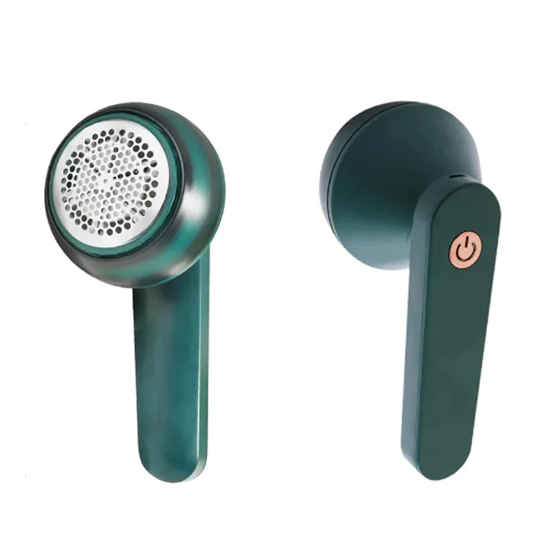 Electric Clothes Shaver Fabric Lint Fuzz Ball Remover USB Rechargeable Fabric Shaver Portable Fur Ball Trimmer Green
