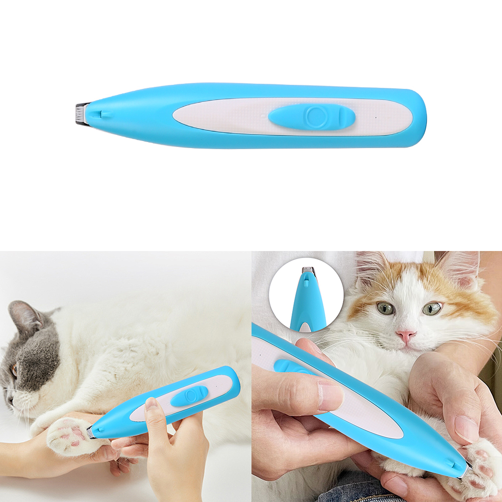 Electric Pet Groomer Trimmer LED Waterproof Pet Foot Hair Cat Dog Paw Shaver