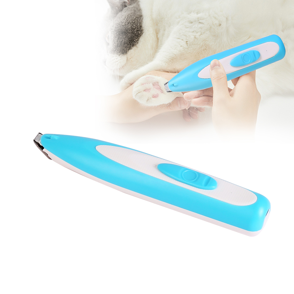 Electric Pet Groomer Trimmer LED Waterproof Pet Foot Hair Cat Dog Paw Shaver