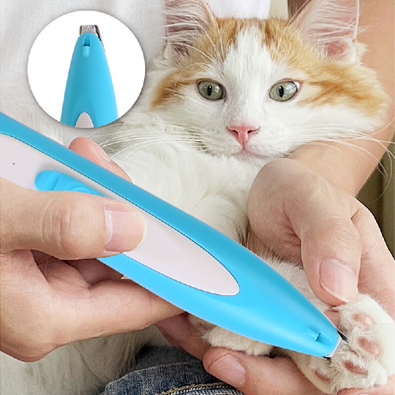 Electric Pet Groomer Trimmer LED Waterproof Pet Foot Hair Cat Dog Paw Shaver