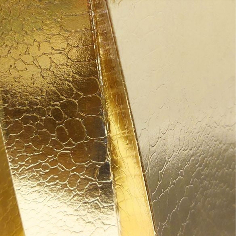 Embossed Metallic Paper Gift Bag Large - Random Colour