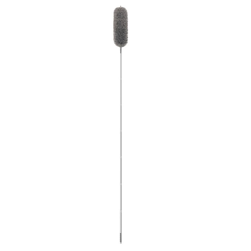 Extendable Feather Duster Long Duster Magic Cobweb Duster Brush - Grey