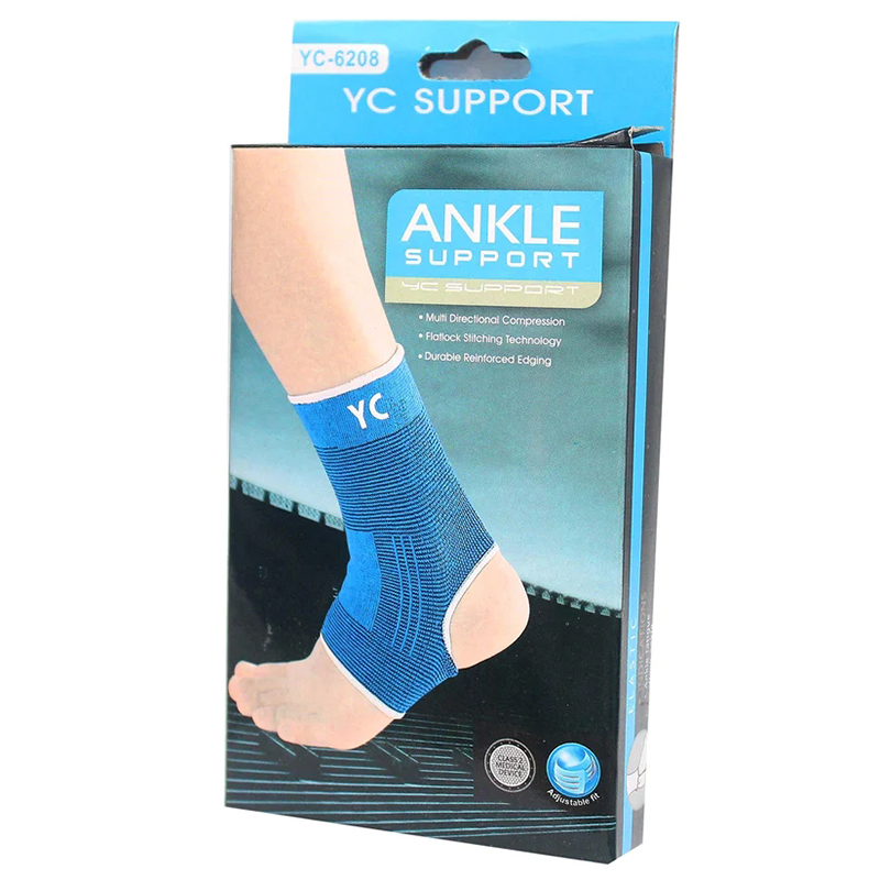 Fitness First AID Injury Straps Fitness Ankle Support Pack Of 2