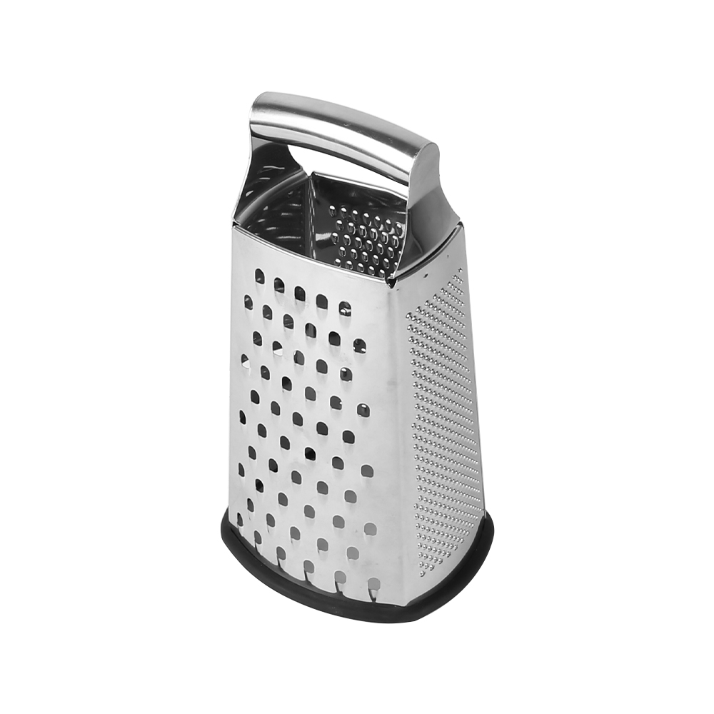 Food Grater 4-Sided Blades Stainless Steel Cheese Vegetable Grater BBQ