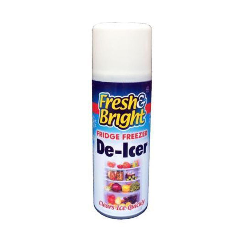 1 x Fridge Freezer De Icer Spray Defrost Ice Quickly Anti Bacterial Deicer 200ml.