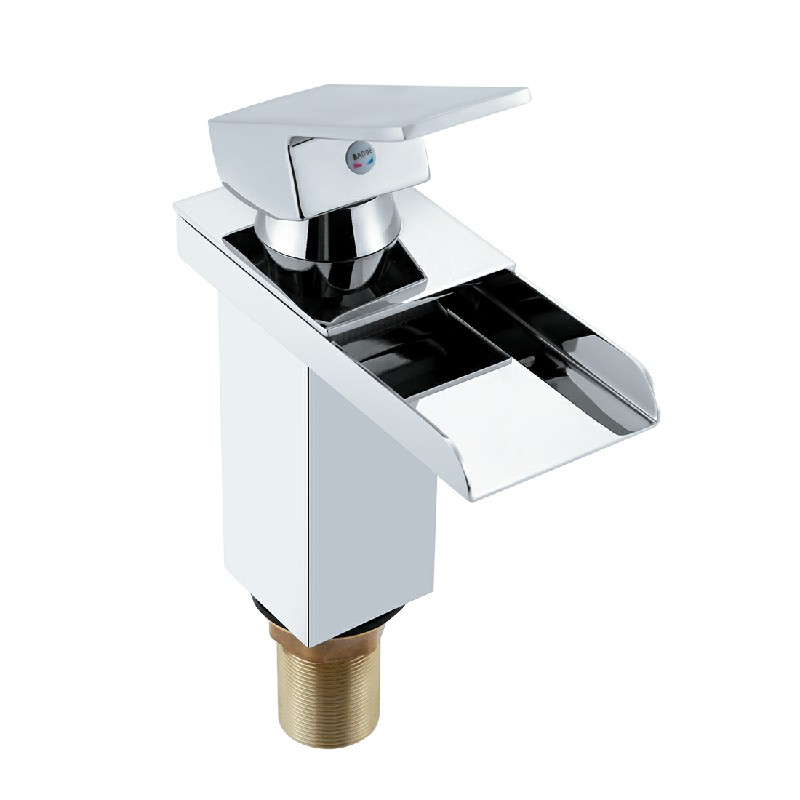 Full Copper Bathroom Sink Mixer Tap with A Pair of 60cm Hose