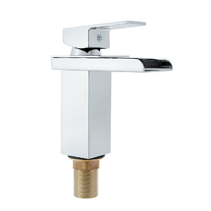 Full Copper Bathroom Sink Mixer Tap with A Pair of 60cm Hose