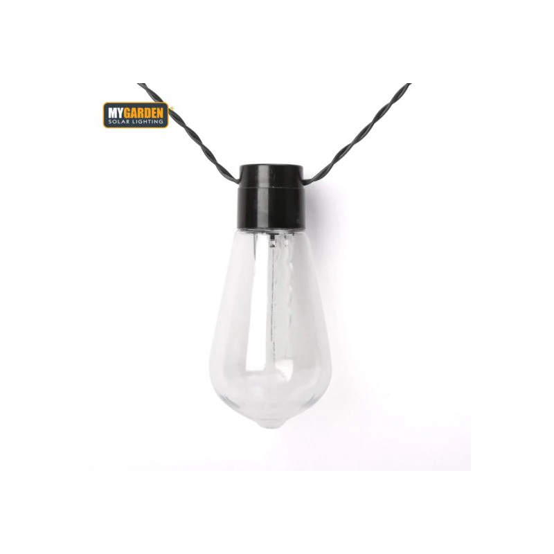 Garden Bulb String Lights 10 Pack 2.25 Metre Multicolour LED