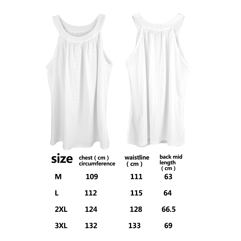 Girls Summer Halter Loose Vest Tank Tops Blouse Ladies Casual Sleeveless Shirt - L Pink