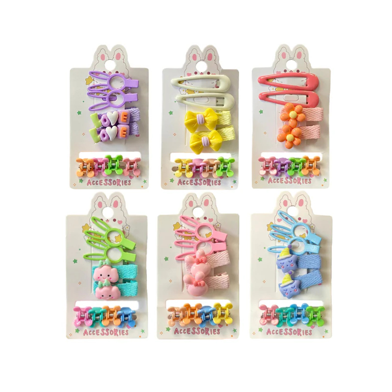 Hair Accessories Clips Assorted Designs - Random Colours